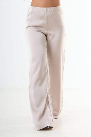Silky pants - Taupe