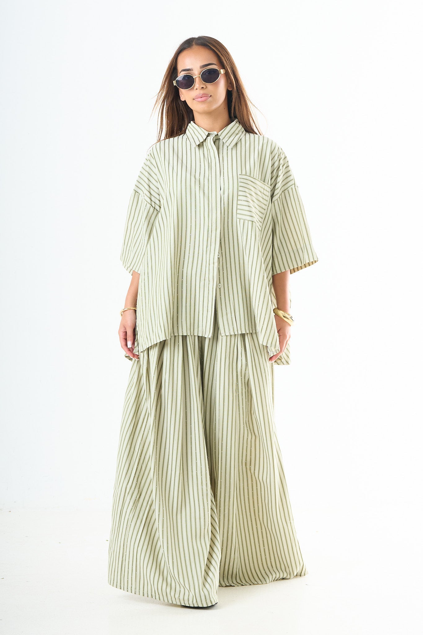 Sparkle Oversized Set - Green