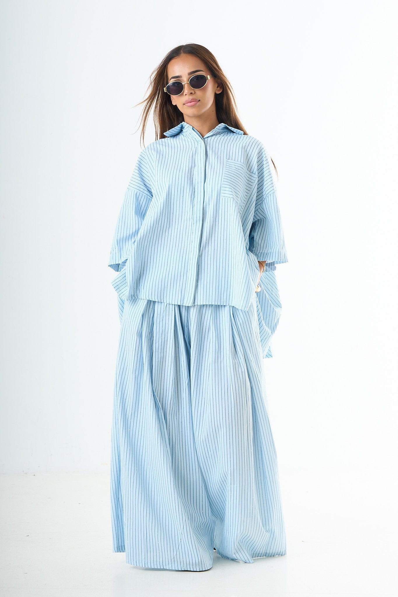 Sparkle Oversized Set - Blue