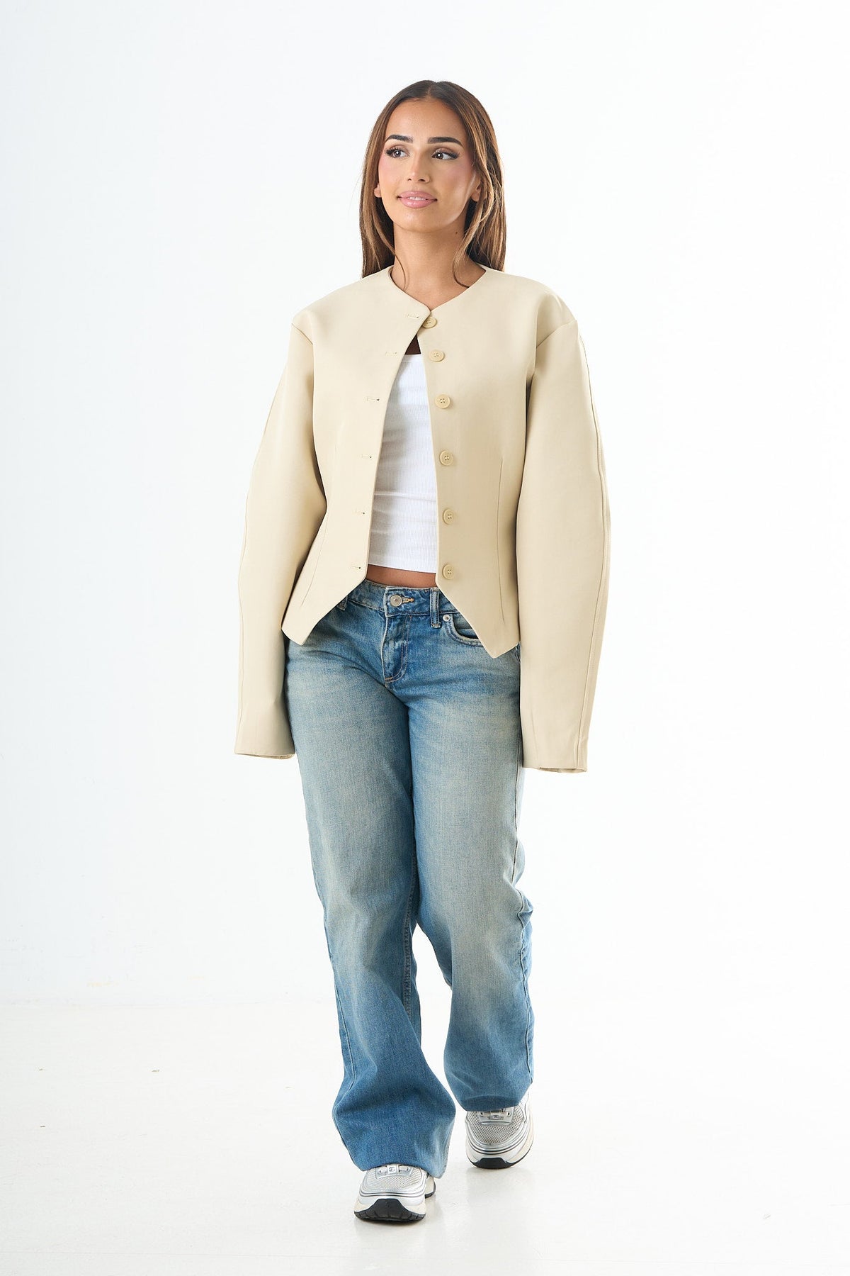 Structured statement blazer - Advocado