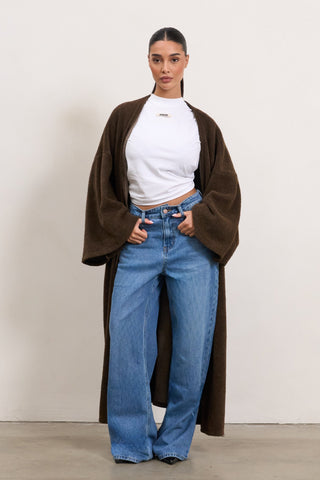 Teddy Cardigan - Brown