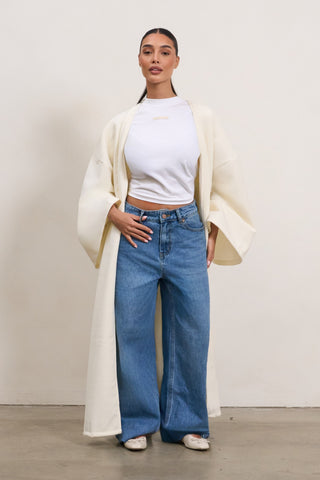 Thick Coat - Ecru
