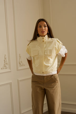 Utility Gilet - Cream
