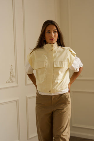 Utility Gilet - Cream
