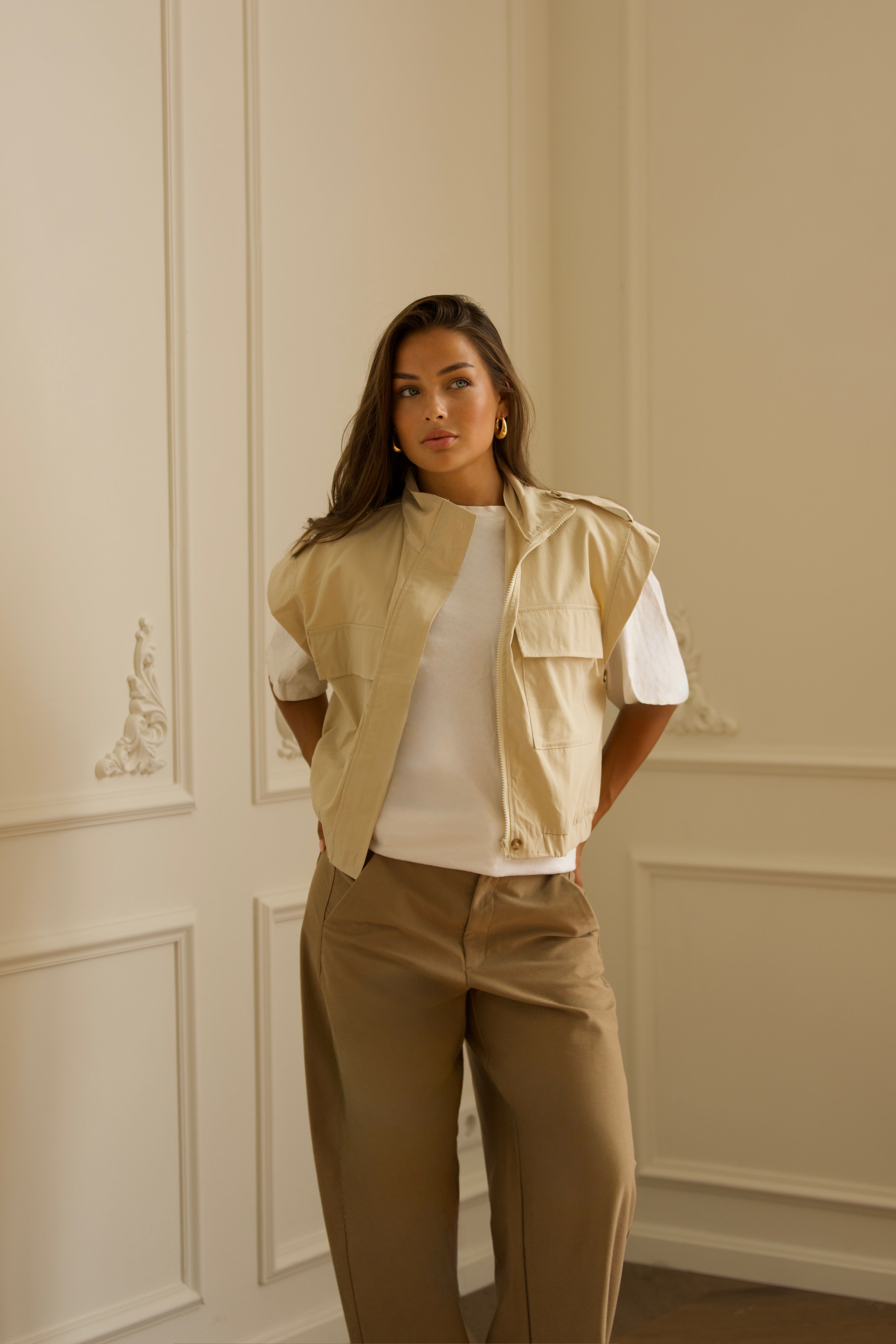 Utility Gilet - Taupe