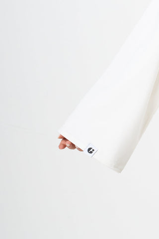 Oversized Long-sleeved T-shirt - Off White