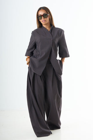 The Wrap Striped Pantalon
